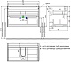 Iddis Тумба под раковину Edifice 80 подвесная белая – картинка-19